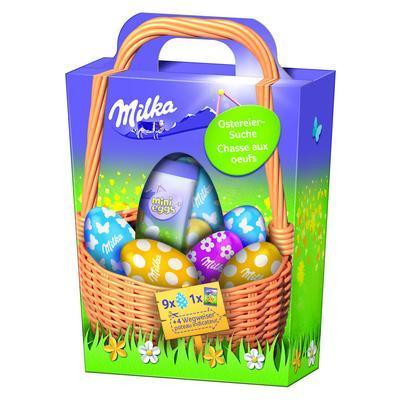 +++ ČOKOLÁDA MILKA EGG HUNT KOŠÍČEK 162g
