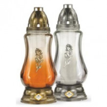 KAHANEC NÁHROBNÝ LAMPA SKLENENÁ 212 ZD MIX 110g 29cm