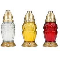 KAHANEC NÁHROBNÝ LAMPA SKLENENÁ 142 NZ MIX 55g 20cm