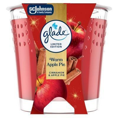 SVIEČKA VONNÁ GLADE CANDLE W25 WARM APPLE PIE 112g