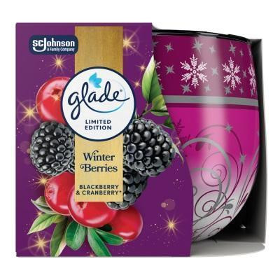 SVIEČKA VONNÁ GLADE WINTER BERRIES 108g