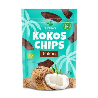 CHIPSY KOKOSOVÉ BIO KAKAO 50g BONITAS
