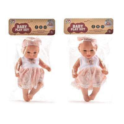 BÁBIKA V ŠATOČKÁCH 31cm V SÁČKU