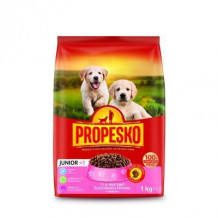 GRANULE PES PROPESKO JUNIOR HYDINA-RYŽA 1kg