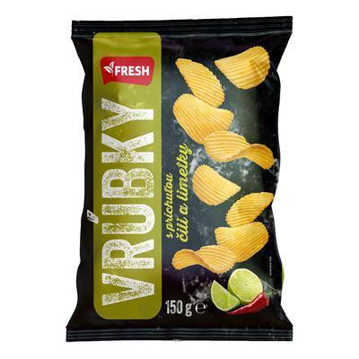 LUPIENKY VRÚBKY ČILI A LIMETKA 150g FRESH