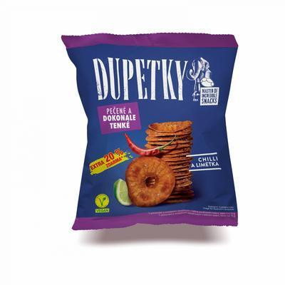 PEČIVO SLANÉ DUPETKY PEČENÉ & CHILLI-LIMETKA 84g ALKA