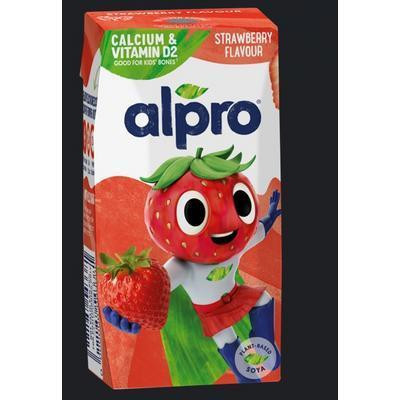 NÁPOJ SÓJOVÝ KIDS JAHODA 0.2l ALPRO