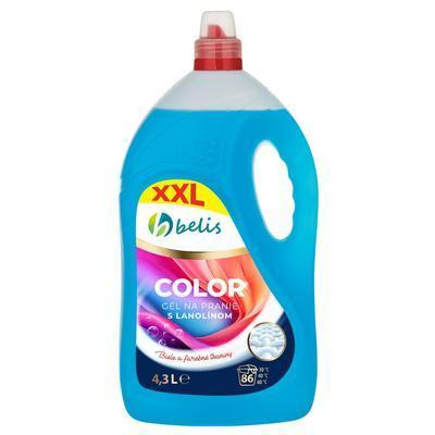 GÉL PRACÍ BELIS NA BIELE A FAREBNÉ TKANINY 4,3l 86PD FRESH