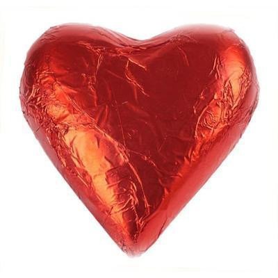 SRDIEČKO VALENTÍNSKE Z KAKAOVEJ POCHÚŤKY DUTÁ FIGÚRKA 30g