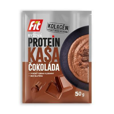KAŠA FIT PROTEIN RYŽOVÁ ČOKOLÁDA 50g BEZLEP