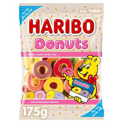 CUKRÍKY DONUTS 175g HARIBO zár.31.7.2026