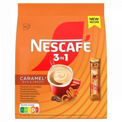 KÁVA 3v1 NESCAFÉ CARAMEL 128g (8x16g) NESTLÉ SÁČOK