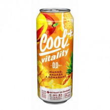 PIVO COOL VITALITY 0.0% MANGO,ANANÁS A POMARANČ 0.5l PLECH V