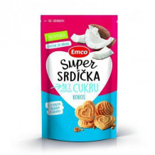 SUŠIENKY SUPER SRDIEČKA KOKOS 140g EMCO