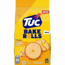SUCHÁRE TUC OPEKANÉ SYR A CESNAK 80g BAKE ROLLS