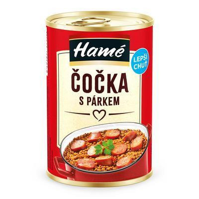 HOTOVÉ JEDLO ŠOŠOVICA S PÁRKOM 400g HAMÉ