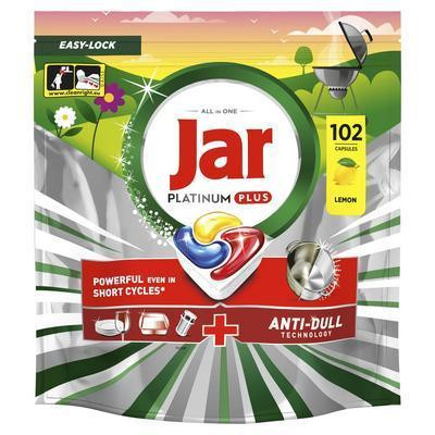 TABLETY DO UMÝVAČKY JAR PLATINUM PLUS LEMON 102ks GRILOVACIA