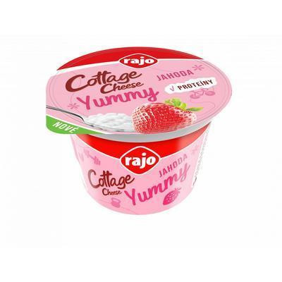 SYR COTTAGE CHEESE JAHODA 180g RAJO