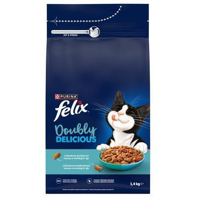 GRANULE MAČKA FELIX ADULT S LOSOSOM A MORSKOU RYBOU 1,4kg