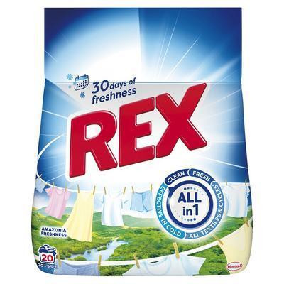 PRÁŠOK PRACÍ REX AMAZONIA FRESHNESS 1000g 20PD