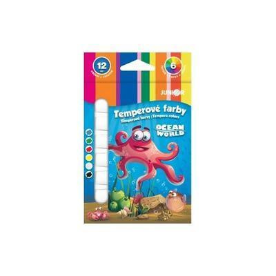 FARBY TEMPEROVÉ OCEAN WORLD 12ml SADA 6ks JUNIOR