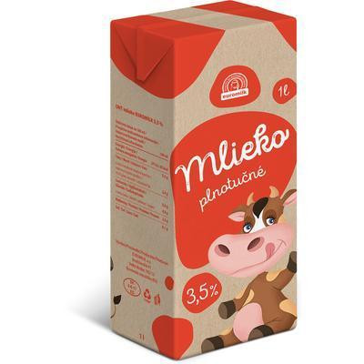 MLIEKO PLNOTUČNÉ TRVANLIVÉ 3,5% 1l UHT EUROMILK