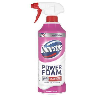 ČISTIČ WC DOMESTOS POWER PENA FLORAL FRESH 435ml