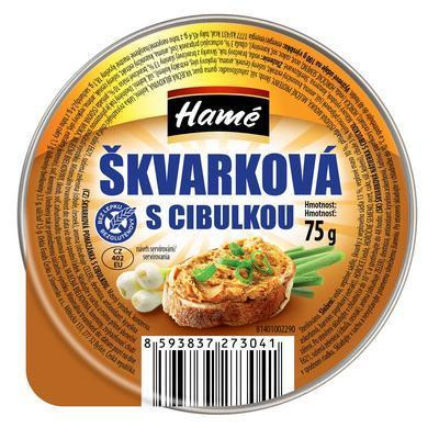 PAŠTÉTA ŠKVARKOVÁ NÁTIERKA S CIBUĽKOU 75g AL HAMÉ