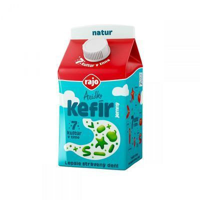 MLIEKO ACIDKO KEFÍR JEMNÝ NATUR 450g RAJO