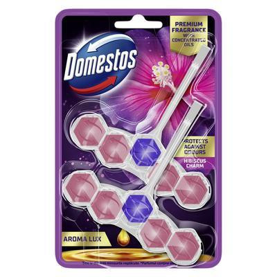 OSVIEŽOVAČ WC DOMESTOS AROMA LUX HIBISCUS CHARM 2x50g