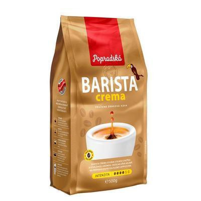KÁVA ZRNKOVÁ BARISTA CREMA 500g POPRAD