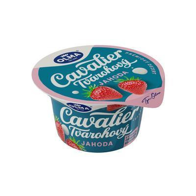 DEZERT TVAROHOVÝ CAVALIE JAHODA 130g 2,9% TUKU OLMA