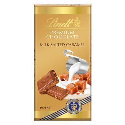 ČOKOLÁDA LINDT MILK CARAMEL SALT GOLD 100g