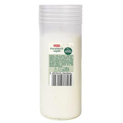 NÁPLŇ SVIEČKOVÁ DO KAHANCA PARAFÍNOVÁ BIELA 180g 14cm 48h FR