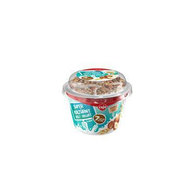 JOGURT BIELY SUPER KULTÚRNY GRANOLA LIESKOVÝ ORECH 160g RAJO