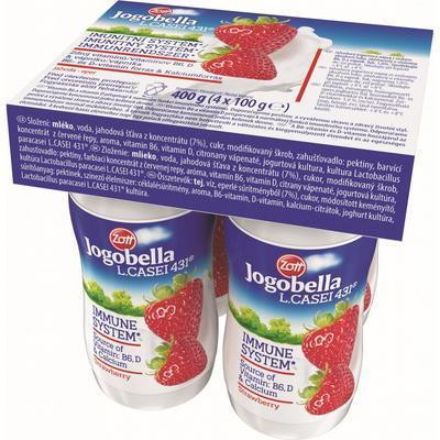 NÁPOJ JOGURTOVÝ JOGOBELLA LCASEI 4x100g MIX ZOTT