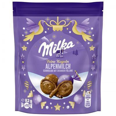 ČOKOLÁDA MILKA BONBONS ROUNDS ALPINE MILK 82g