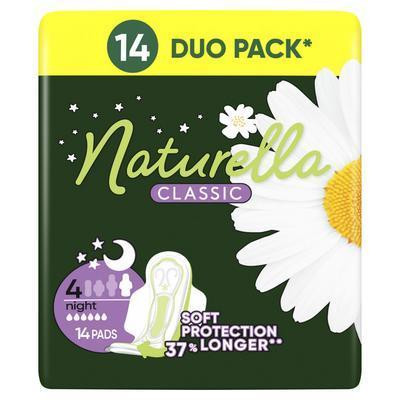 VLOŽKY NATURELLA CLASSIC NIGHT 14ks DUO