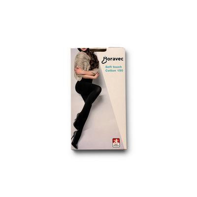 PANČUCHOVÉ NOHAVICE SOFT TOUCH COTTON ČIERNE M 150DEN
