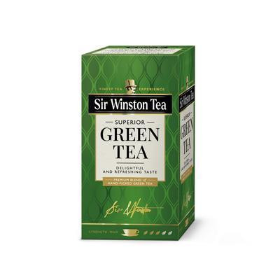 ČAJ ZELENÝ SIR WINSTON SUPERIOR GREEN TEA 35g HB TEEKANNE
