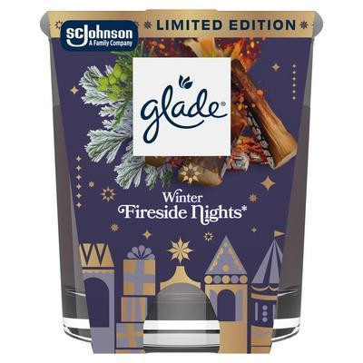 SVIEČKA VONNÁ GLADE WINTER FIRESIDE NIGHTS 112g