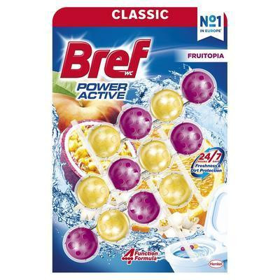 OSVIEŽOVAČ WC BREF POWER ACTIV FRUITOPIA 3x50g