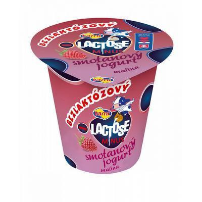 JOGURT SMOTANOVÝ MALINA 150g BEZLAKTÓZOVÝ TAMI